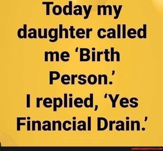Birth Persion Financial Drain